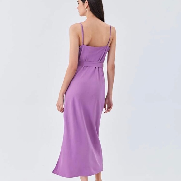 PREMIUM DRAPED BELTED SUNDRESS - Picture 2 of 2